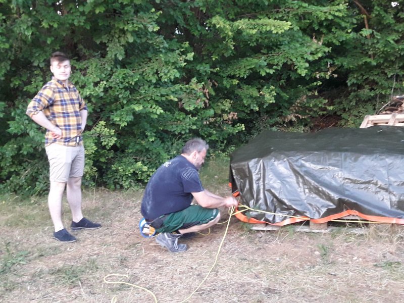Errichtungs Vereinshaus 06-07/2019